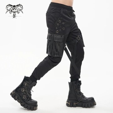 spodnie joggery DEVIL FASHION - PUNK GOTHIC [XXL]