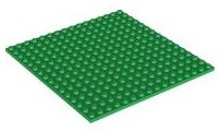 Lego 91405 Płytka 16X16 Zielona (35G)