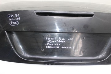 MERCEDES SLK R171 ЗАДНЯЯ КРЫШКА БАГАЖНИКА ЗАДНЯЯ 197