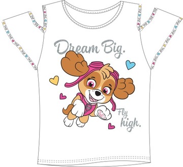Bluzeczka PSI PATROL t-shirt bluzka Skye pies 122