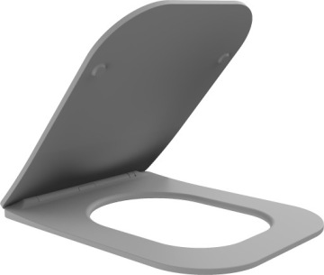 MEXEN TEO МЕДЛЕННО ЗАКРЫВАЮЩАЯСЯ ПЛИТА ДЮРОПЛАСТ SLIM СВЕТЛО-СЕРЫЙ МАТОВЫЙ