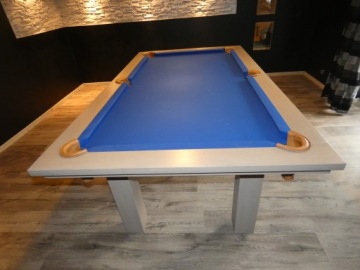Бильярдный стол ГЕРМЕС, дуб, прямая ножка - 7 футов