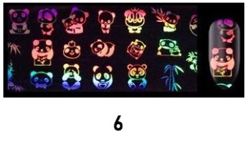 ГОЛОГРАФИЧЕСКИЕ НАКЛЕЙКИ ДЛЯ НОГТЕЙ В РУЛОНЕ