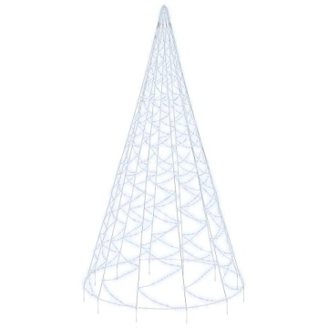 Елка VidaXL для крепления на столбе, 3000 холод.