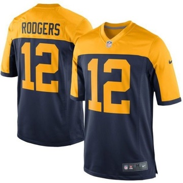 Koszulka piłkarska nr 12 Aaron Rodgers Top Legend Jersey Sport Tee unisex,