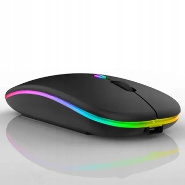 ТИХАЯ, БЕСПРОВОДНАЯ, БЕСПРОВОДНАЯ МЫШЬ С ПОДСВЕТКОЙ ДЛЯ НОУТБУКА