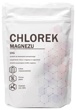 Chlorek magnezu sześciowodny 1kg czysty PŁATKI