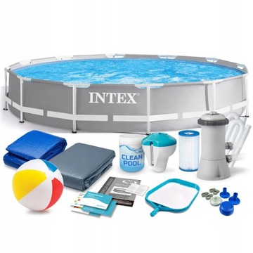 Каркасный садовый бассейн INTEX 366x76 16в1 КОМПЛЕКТ