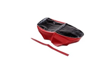 POKROWIEC SIEDZENIA PANNONIA CZARNO CZERWONY