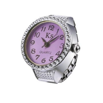 Creative anillos Finger Ring Watch Punk Mini