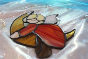 Ангел на Луне подарок ангелу LP2 крещение