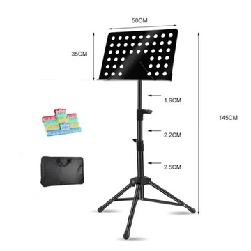 РЕГУЛИРУЕМАЯ ПОДСТАВКА ДЛЯ МУЗЫКИ ПОДСТАВКА СКЛАДНАЯ ПОДСТАВКА ДЛЯ МУЗЫКАЛЬНОЙ КНИГИ + АКСЕССУАРЫ