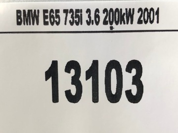 BMW 7 E65 MOTOREK OKNO PRAVÝ ZADNÍ