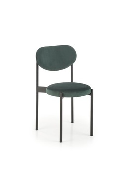 Krzesło zielone K509 ciekawy design Velvet Halmar