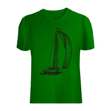 Spinaker Męski T-shirt Zielony 3XL