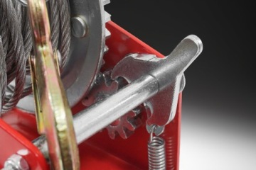 РУЧНАЯ ТРОСОВАЯ ЛЕБЕДКА С РУКОЯТОЧНОЙ ЛЕБЕДКОЙ 816 кг ТРОС 10М ЖЕСТКИЙ