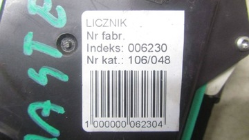 MASTER MOVANO II PŘÍSTROJOVÁ DESKA BUDÍKY 8200467948 03-10