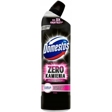 DOMESTOS ZERO żel do toalet 750 ml PINK