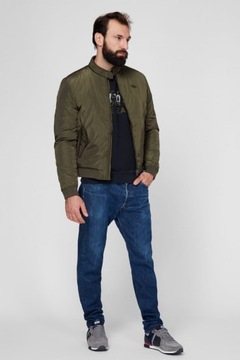 PEPE JEANS KHAKI KURTKA TYPU BOMBER (S)