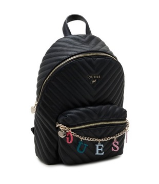 Plecak damski pikowany GUESS BRIDIE BACKPACK Black