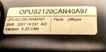 Панель дисплея BOMAG 58270236 OPUS2120CAN40A97