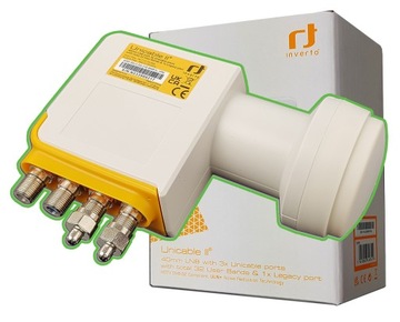 Konwerter Inverto Unicable II 3x Unicable 1x Legacy Multiroom Polsat Canal+
