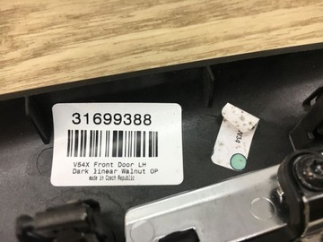 VOLVO S90 V90 ДЕКОРНАЯ НАКЛАДКА НА ДВЕРЬ ЛЕВАЯ ПЕРЕДНЯЯ 31699388