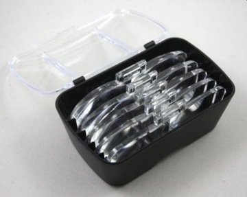 Увеличительное стекло с 5 линзами от 1,5x до 6,0x + светодиод