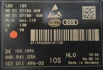 SVĚTLO MATRIX PRAVÁ AUDI A8 D4 FACELIFT 4H0941036