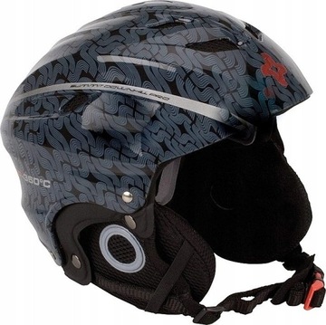 KASK NARCIARSKI DZIECIĘCY SNOWBOARD SUMMIT ROZM XS czarny