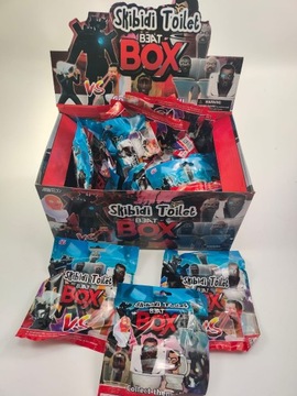 SKIBIDI TOILET фигурка унитаз + 3 КАРТЫ