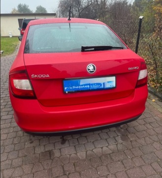 Skoda Rapid II 2018 Czerwony perłowy samochód osobowy Skoda Rapid 2018 Garażowany, zdjęcie 2