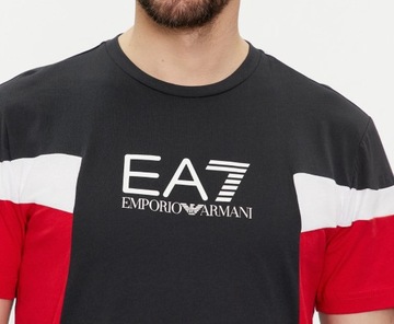 Koszulka męska EA7 Emporio Armani XL granatowa