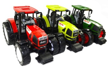 Duży Traktor Z Przyczepą Rolniczą Wywrotką 54cm