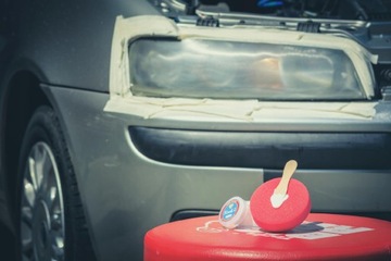 Комплект для регенерации фар с электронным лаком