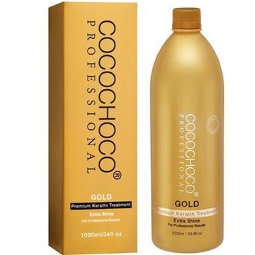 Cocochoco GOLD Keratyna Prostowanie Włosów 1000ml Nowość Premium Hologram