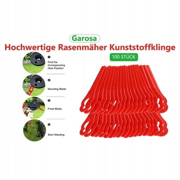 СТРИММЕРЫ НОЖИ ПЛАСТИКОВЫЕ ЛЕЗВИЯ 100 ШТ.