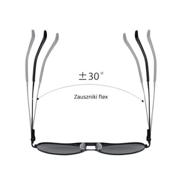 Okulary Przeciwsłoneczne Męskie NEWPACT Aviator Polaryzacyjne filtr UV400