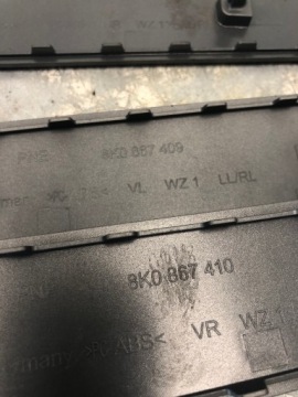 ДЕКОР ПОЛОСКИ ДВЕРИ AUDI A4 B8 LIFT