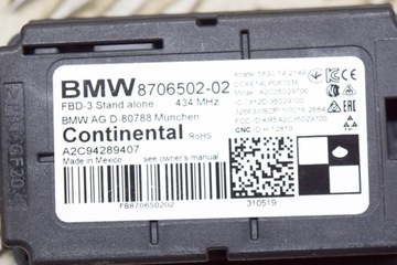 BMW 2 COUPE F22 218I ZESILOVAČ ANTÉNY KUFRU 8706502 A2C94289407 2019