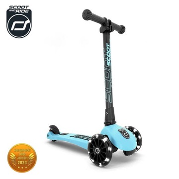 ZESTAW SCOOT AND RIDE BLUEBERRY HULAJNOGA Highwaykick 3 + KASK LED S-M 3L+