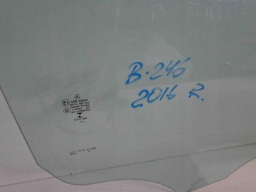 MERCEDES B TŘÍDA W246 SKLO (OKNO) PRAVÁ PŘEDNÍ 2016