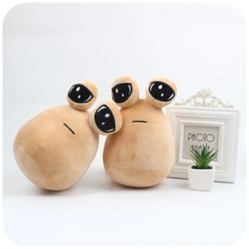 PLUSZAK MASKOTKA POU PLUSZOWA PRZYTULANKA ZIEMNIAK MIĘKKA ZABAWKA PREZENT