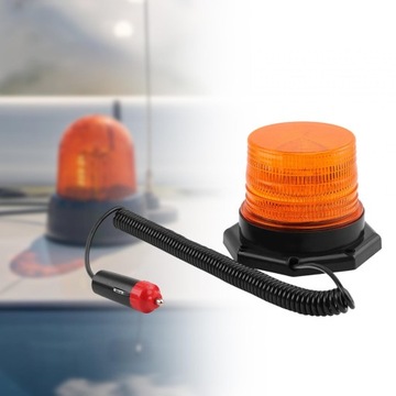 Światło stroboskopowe LED Lampa ostrzegawcza migająca do pojazdu Lampa LED do wózka widłowego Pomarańczowa