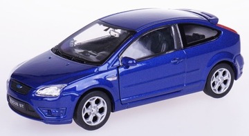 МОДЕЛЬ FORD FOCUS ST BLUE METAL WELLY 1:34/39