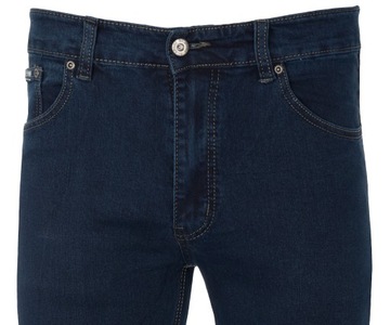Spodnie męskie jeans W42 110-114cm granatowe dżins