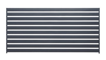 Ogrodzenie panelowe płot przęsło 2m listwy-profil 80mm