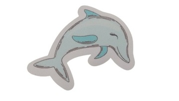 Naszywka naprasowanka Termo delfin 8cm