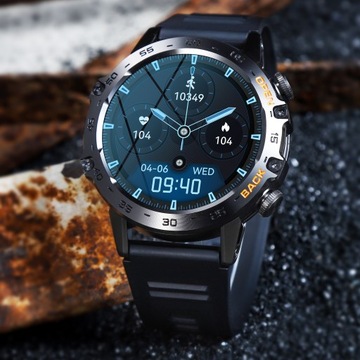 Smartwatch zegarek MĘSKI 400MAH MENU PL ROZMOWY