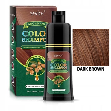 Sevich Dye Szampon Koloryzujący 250ml CIEMNY BRĄZ